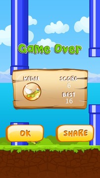 Annoying Pipes - Flying Turtle游戏截图4