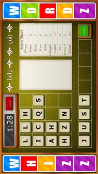 Whizz Wordz Free Edition游戏截图3