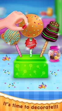 Sweet Cake Pop Maker - Cooking Games游戏截图1