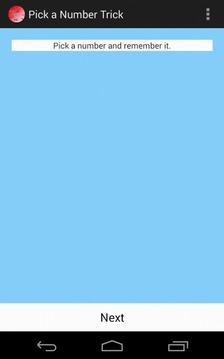 Pick a Number Trick游戏截图1