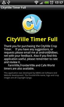 CItyVille Crop Timer Free游戏截图3