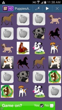 Puppies & Ponies Memory Game游戏截图2