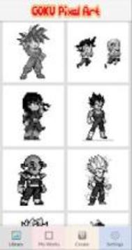 GOKU Pixel Art Games - Coloring By Number游戏截图4