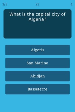 World Capitals Geography Quiz游戏截图2