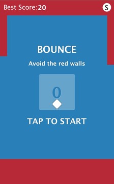 Dot Bounce avoid the red walls游戏截图5