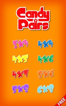 Candy Pairs Memory Game Free游戏截图2