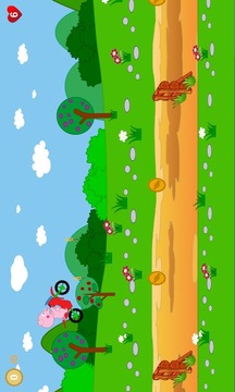 Peppie Pig Motocross Racing游戏截图2