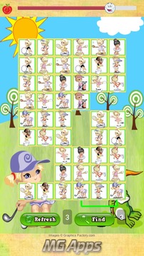 Little Girl Sports Match游戏截图3