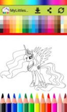 Coloring Book for My Pony游戏截图3