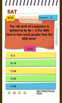 SAT Practicle Test游戏截图3