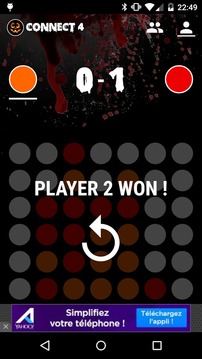 Connect 4 Game Free Halloween游戏截图2