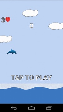 Flappy Cute Dolphin游戏截图2