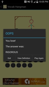 Vocab Hangman游戏截图5