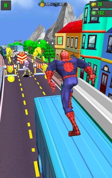 Subway Spider-Run Adventure World游戏截图1