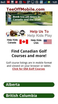 Alberta Golf Courses游戏截图3