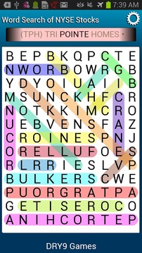 Wall Street Word Search NYSE游戏截图3