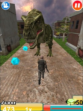 DINOSAUR RAMPAGE 3D RUN游戏截图2
