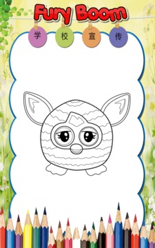 How to color The Furby Bubble Boom游戏截图4