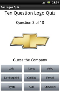 Car Logos Quiz游戏截图3