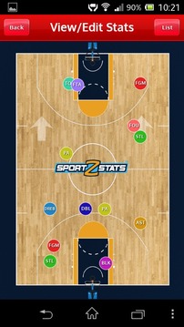 Sportzstats Basketball游戏截图4