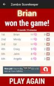 Zombie Scorekeeper for Dice Game游戏截图1