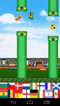 Flappy World Cup 2014游戏截图3