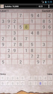 Sudoku 10,000 Trial游戏截图1