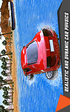 Water Surfing Race Car Driver游戏截图3