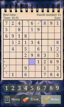 Sudoku Puzzle Free游戏截图1