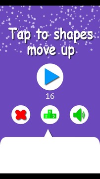 Tap to shapes move up游戏截图1