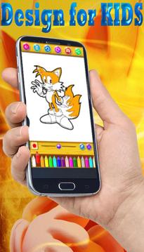 Learn to color Sonic游戏截图3