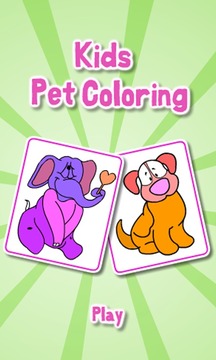 Kids Pet Coloring游戏截图1