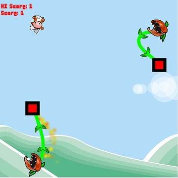 Super Cow Burning Adventure游戏截图2