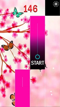magic piano tiles pink butterfly游戏截图2