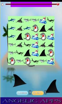 Shark Match Game for Kids Free游戏截图2