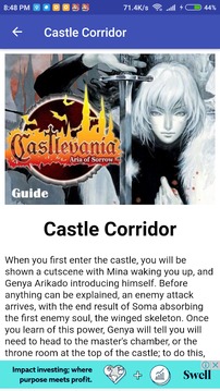 Guide: Castlevania Aria of Sorrow游戏截图3