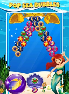 Bubble Dash: Mermaid Adventure游戏截图2