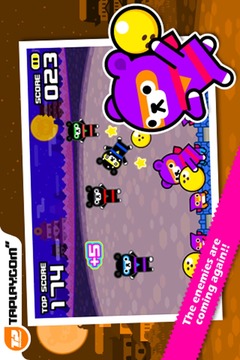 Tappi Bear - Bowling Ninja游戏截图1