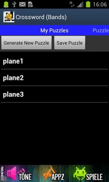 Crossword (Bands/Artists)游戏截图1