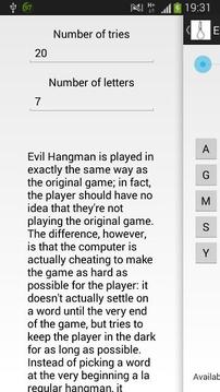 Evil Hangman游戏截图2