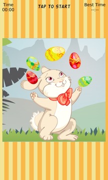 Easter Bunny Sliding Puzzle游戏截图3