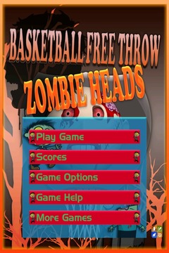 Basketball Free Throw: Zombie游戏截图1