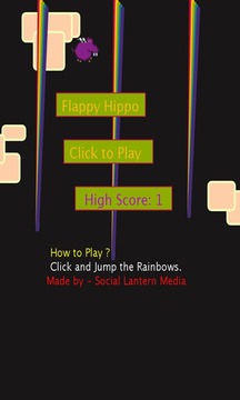 Flappy Hippo游戏截图1