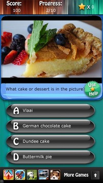 Desserts and Cakes Quiz HD游戏截图1