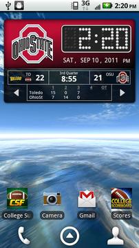 Ohio State Buckeyes Live Clock游戏截图4