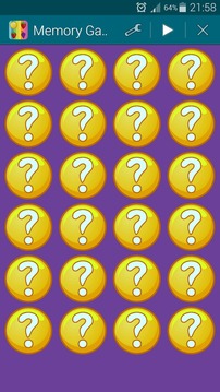 Foods, Memory Game (Pairs)游戏截图2