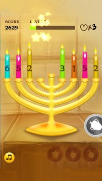 Match 8 Hanukkah Game游戏截图1