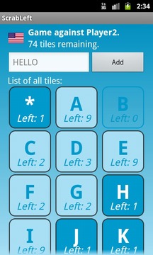 ScrabLeft LITE - Tile Counter游戏截图2