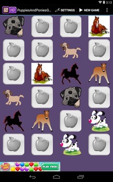 Puppies & Ponies Memory Game游戏截图4