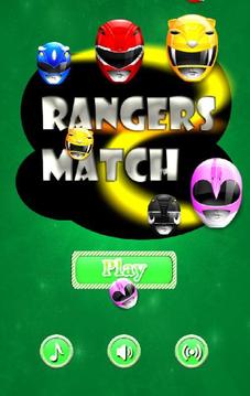 Colored Rangers match game游戏截图1